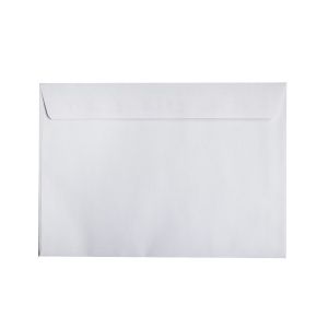 Top Office Плик, C5, 162 x 229 mm, хартиен, със самозалепваща лента, бял, 500 броя