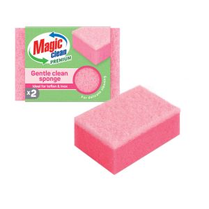 MAGIC CLEAN premium гъба за деликатни повърх.2бр