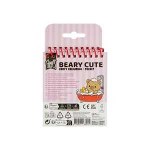 Craft ID Книжка за оцветяване Comfy Coloring - Beary Cute, мини