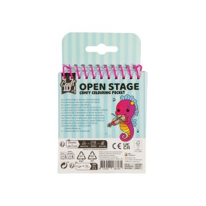 Craft ID Книжка за оцветяване Comfy Coloring - Open Stage, мини