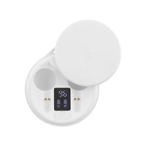 Слушалки TNB Shiny 2, безжични, с Bluetooth, USB Type-C, 95 dB, бели