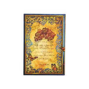 Paperblanks Тефтер Viva Frida, Mini, твърда корица, широки редове, 88 листа