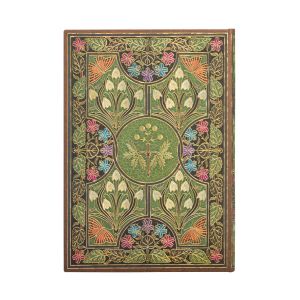 Paperblanks Планер Poetry in Bloom, Midi, вертикален, твърда корица, 80 листа, за 2025 година