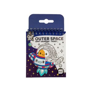 Craft ID Книжка за оцветяване Comfy Coloring - Outer Space, мини