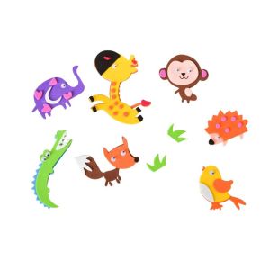Животни от филц за декорация Junior, 7 броя, микс