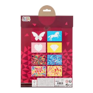 Moxy Стикери за лепене по номера, А4, 4 листа, асорти, опаковка 48