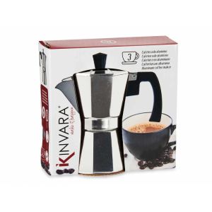 Кафеварка Kinvara, алуминиева, с дръжка, за 3 чаши