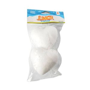 Сърце от стиропор Junior, 85 mm, 2 броя