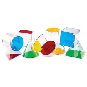 Learning Resources Комплект геометрични фигури, големи, 10 броя