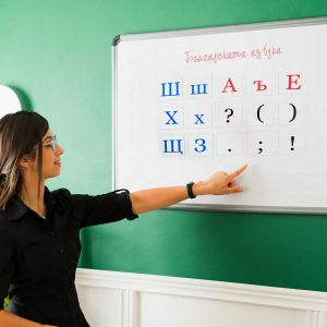 Office 1 Комплект Българската азбука, магнитен, 300 части