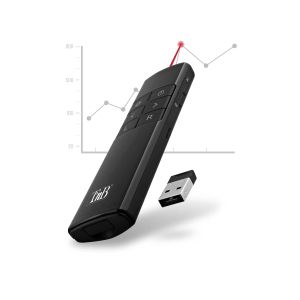 Показалка TNB Presenter, лазерна, USB Type-A, черна, обхват 10 m
