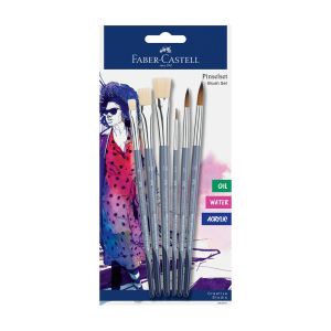 Faber-Castell Четки за рисуване, 6 броя, асорти