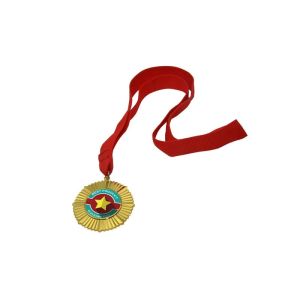BESTSUB Медал, за сублимация, с лента, диаметър 60 mm, златен