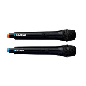 Тонколона Blaupunkt PB10DB, FM радио, USB/SD/AUX, 1000 W, с 2 бежични микрофона