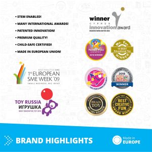 Робот Engino Education Ginobot Premium, с презареждащи се батерии