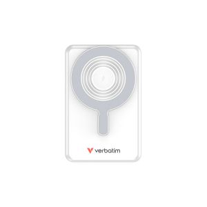 Външна батерия Verbatim Charge'n'Go, с дисплей, 10000 mAh, сребриста