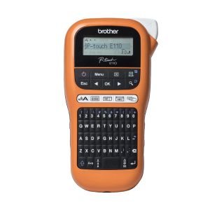 Принтер за етикети Brother PT-E110VPR1, кирилизиран, максимална широчина на етикета 12 mm