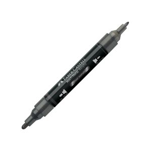 Faber-Castell Акрилен маркер Multimark, № 297, стоманен металик