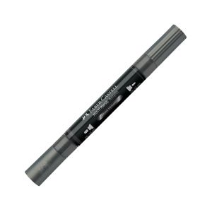 Faber-Castell Акрилен маркер Multimark, № 297, стоманен металик
