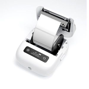 Принтер Phomemo M220-WH, мини, без мастило, максимална широчина на етикета 75 mm, бял