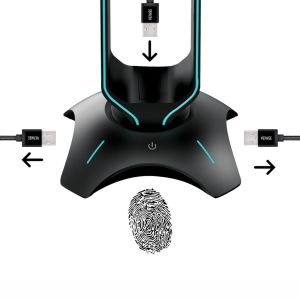 USB Хъб и стойка за слушалки Yenkee 3003 Tower Gaming