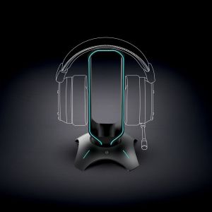 USB Хъб и стойка за слушалки Yenkee 3003 Tower Gaming