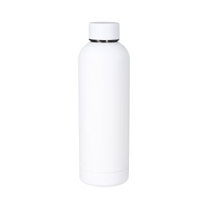 Office 1 Бутилка Top, метална, 6.5 х 24 cm, бяла, 500 ml