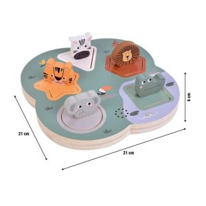 Small Foot 3D Пъзел Сафари, със звуци на животни