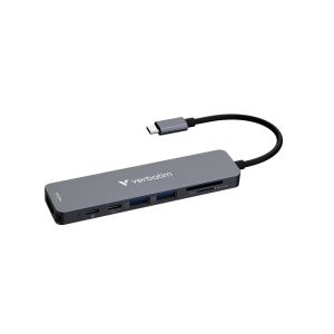 USB Хъб Verbatim Essentials, 7 порта, USB Type-C