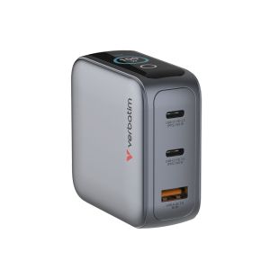 Зарядно устройство Verbatim Mini, GaN, 100 W