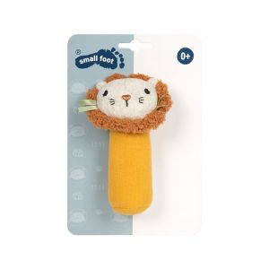 Small Foot Бебешка дрънкалка Лъвче, текстилна