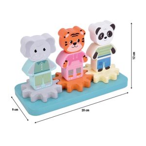 Small Foot Нанизка - Животни от джунглата