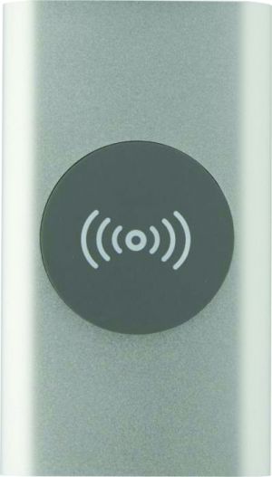 Безжична преносима батерия Juice, 4000 mAh, сребр