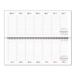 Настолен календар-бележник Light, ЗЛАТИСТ