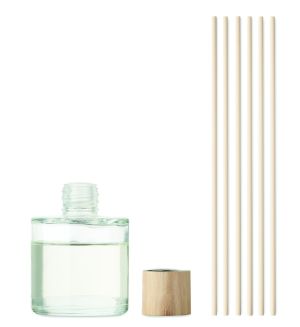 Арома дифузер с 6 тръстикови пръчици, прозрачен