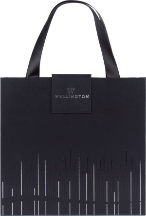 Комплект бележник А5 с химикалка Wellington Oxford, ЧЕРЕН