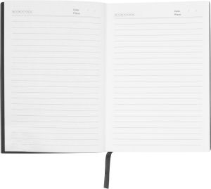 Комплект бележник А5 с химикалка Wellington Oxford, ЧЕРЕН