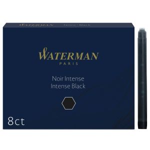 Патрончета Waterman Std за писалка, дълги, черен