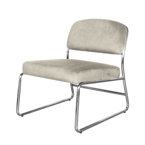 Посетителски стол TOILA - крем