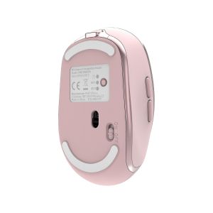 Мишка Yenkee YMS 2085PK, безжична, 2400 dpi, USB, 6 бутона, Li-Polymer, розова