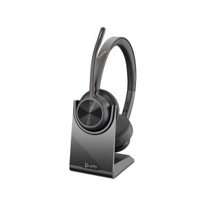 Слушалки HP Poly Voyager 4320 UC, Bluetooth, USB Type-A, със стойка за зареждане, 1.5 m