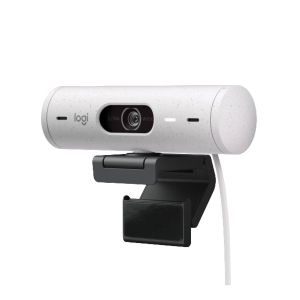 Уеб камера Logitech Brio 500, EMEA28, FullHD, бяла