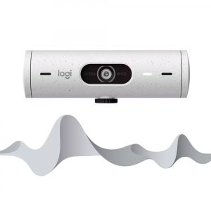 Уеб камера Logitech Brio 500, EMEA28, FullHD, бяла