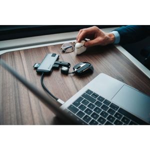 USB Хъб Verbatim, 6 порта, USB-C, USB 3.1, HDMI, RJ45, SDHC