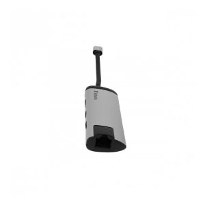 USB Хъб Verbatim, 5 порта, USB-C, USB 3.1, HDMI, RJ45
