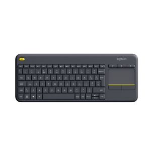 Клавиатура Logitech K400 Plus, безжична, черна
