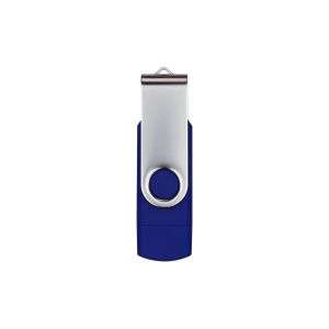 Office 1 USB флаш памет Swivel, USB 3.0, 16 GB, Type-C OTG, синя
