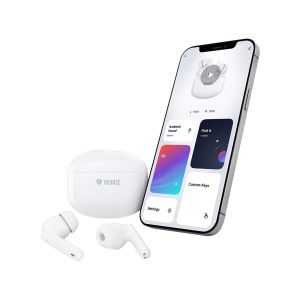 Слушалки Yenkee YHP 08BT ANC, безжични, със зареждащ кейс, USB, 98 dB, бели