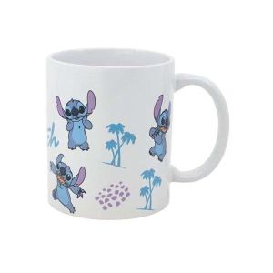 Stor Чаша Stitch Leaves Pattern, керамична, 325 ml