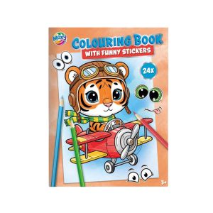 Moxy Книжка за оцветяване Тигър, A4, 24 страници